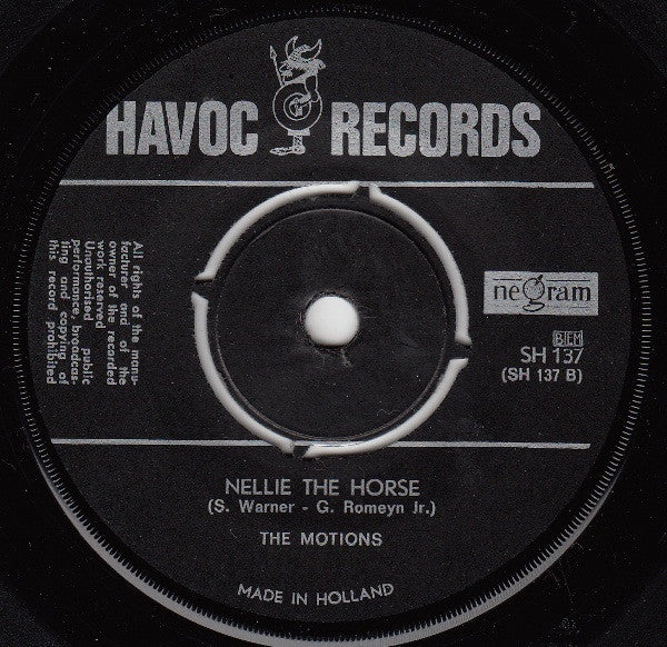 The Motions : Wonderful Impressions / Nellie The Horse (7", Single)