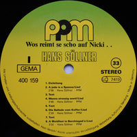 Hans Söllner : Wos Reimt Se Scho Auf Nicki... (LP, Album)