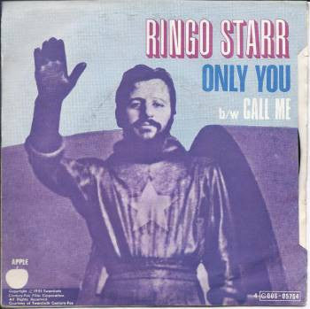 Ringo Starr : Only You (7", Single)
