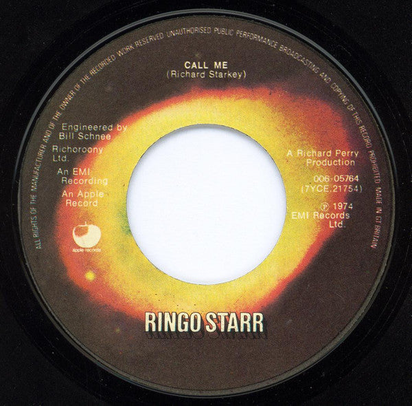 Ringo Starr : Only You (7", Single)