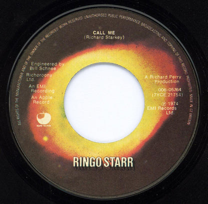 Ringo Starr : Only You (7", Single)