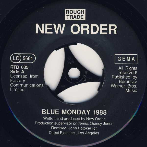 NewOrder* : Blue Monday 1988 (7", Single, RP)