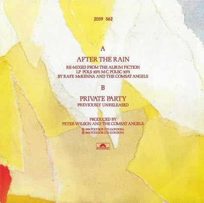 The Comsat Angels : After The Rain (Remix) (7", Single)