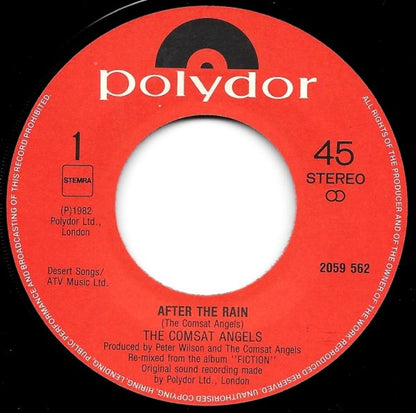 The Comsat Angels : After The Rain (Remix) (7", Single)