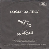 Roger Daltrey : Free Me (7", Single)