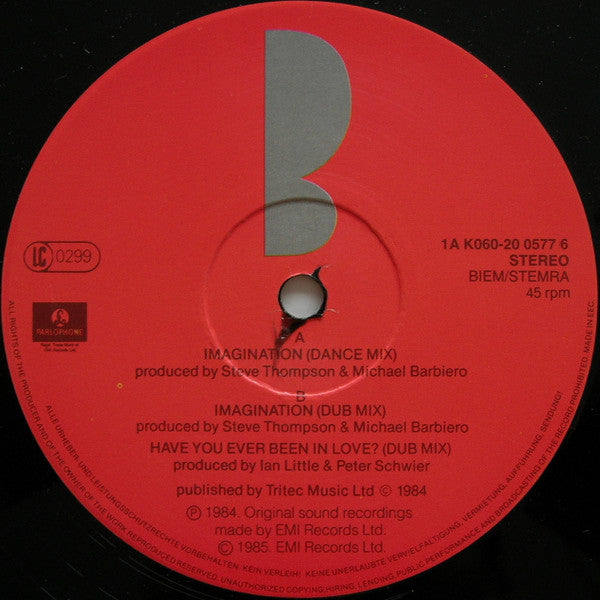Belouis Some : Imagination (12", Single, M/Print)