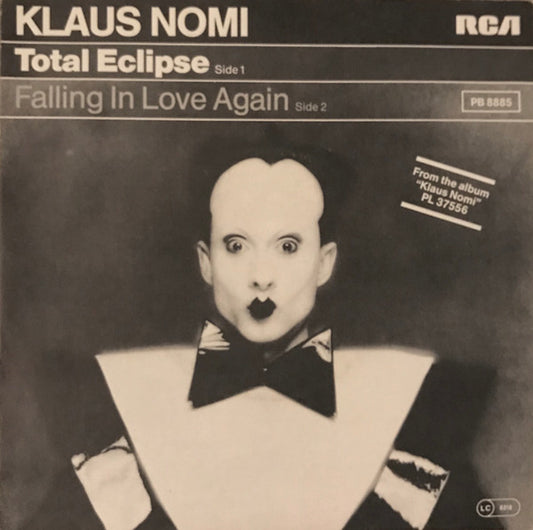 Klaus Nomi : Total Eclipse (7", Single)