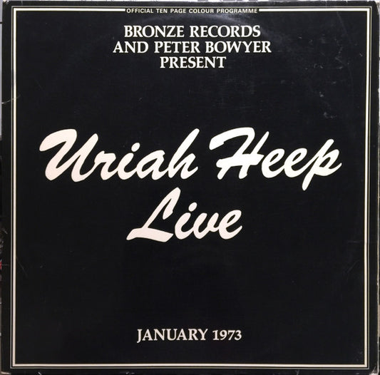 Uriah Heep : Uriah Heep Live (2xLP, Album, Son)