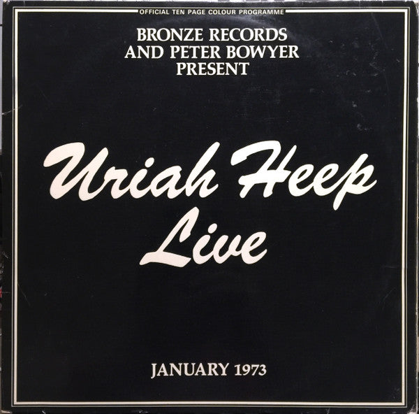 Uriah Heep : Uriah Heep Live (2xLP, Album, Son)