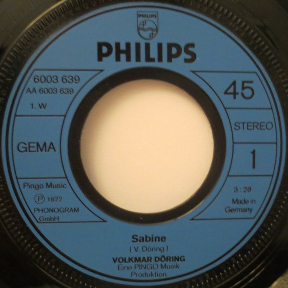 Volkmar Döring : Sabine (7", Single)