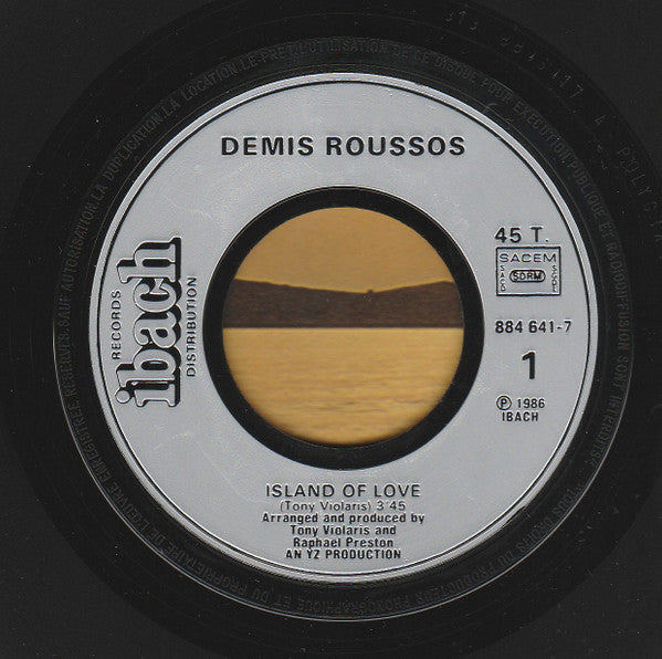 Demis Roussos : Island Of Love (7", Single)
