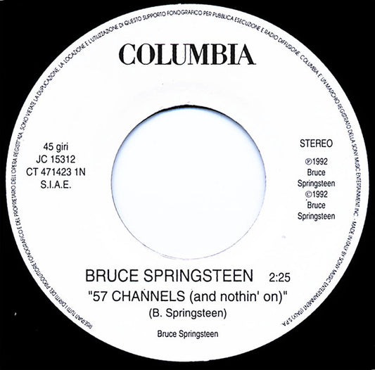 Bruce Springsteen / Elio E Le Storie Tese : 57 Channels (And Nothin' On) / Il Pipppero (7", Jukebox)