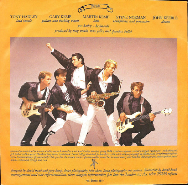 Spandau Ballet : Parade (LP, Album)