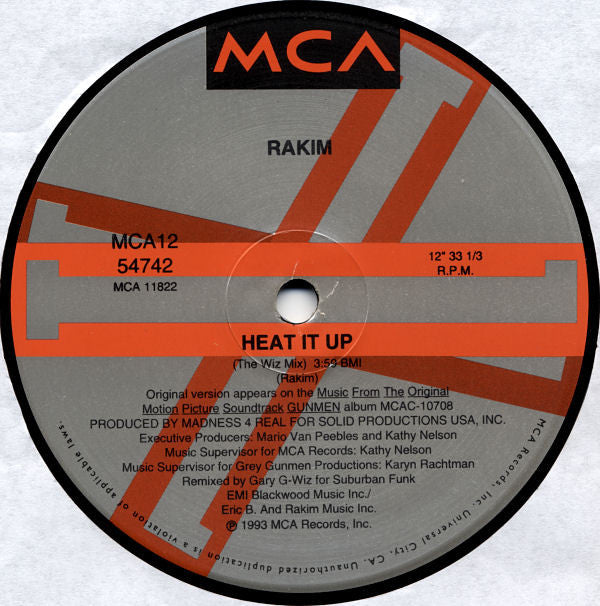 Rakim : Heat It Up (12", Single)