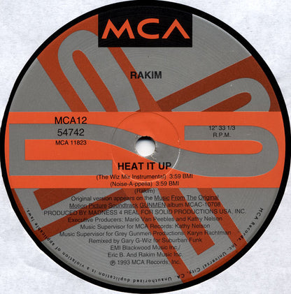 Rakim : Heat It Up (12", Single)