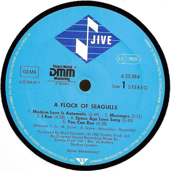 A Flock Of Seagulls : A Flock Of Seagulls (LP, Album)