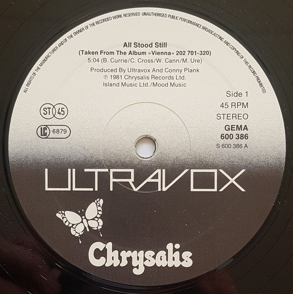 Ultravox : All Stood Still (12", Sup)