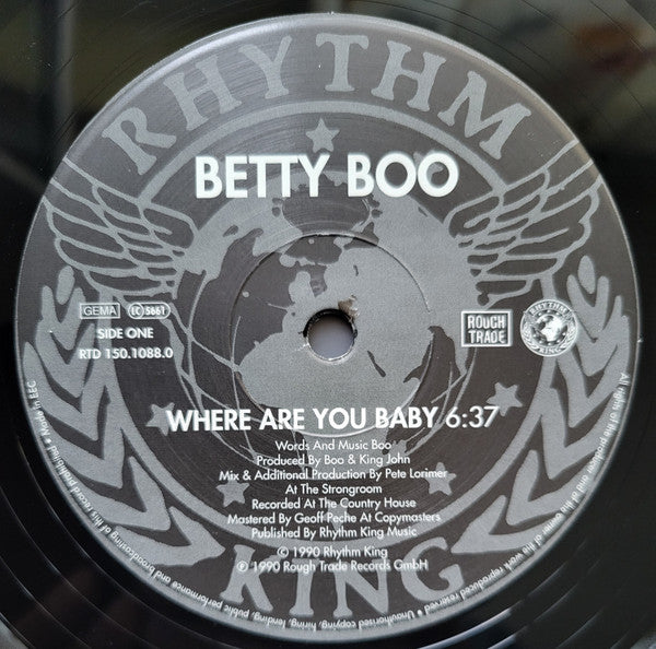 Betty Boo : Where Are You Baby? (12")
