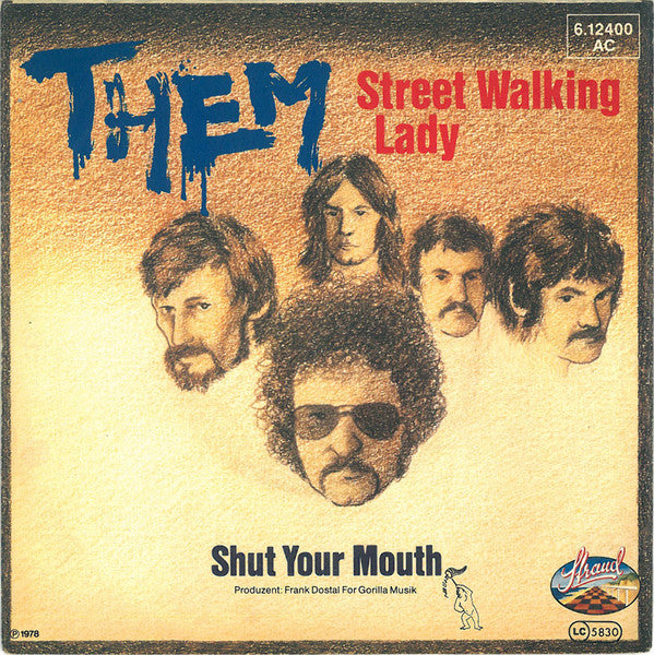 Them (3) : Street Walking Lady (7", Single)
