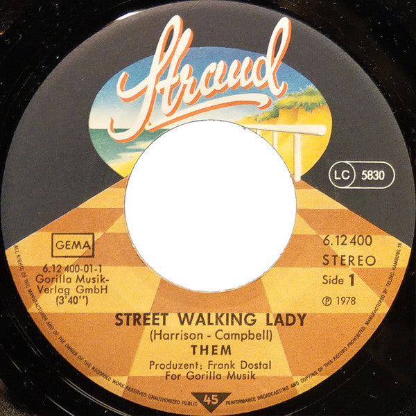 Them (3) : Street Walking Lady (7", Single)