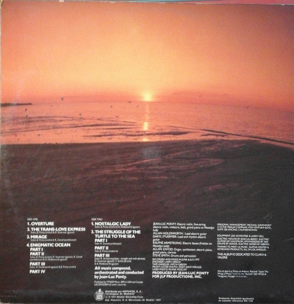 Jean-Luc Ponty : Enigmatic Ocean (LP, Album)