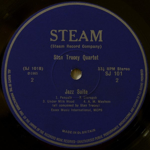 Stan Tracey* : Jazz Suite (Inspired By Dylan Thomas' Under Milk Wood) (LP, Album, RE)