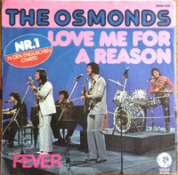 The Osmonds : Love Me For A Reason (7", Single)