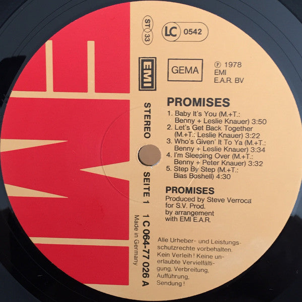 Promises : Promises (LP, Album)