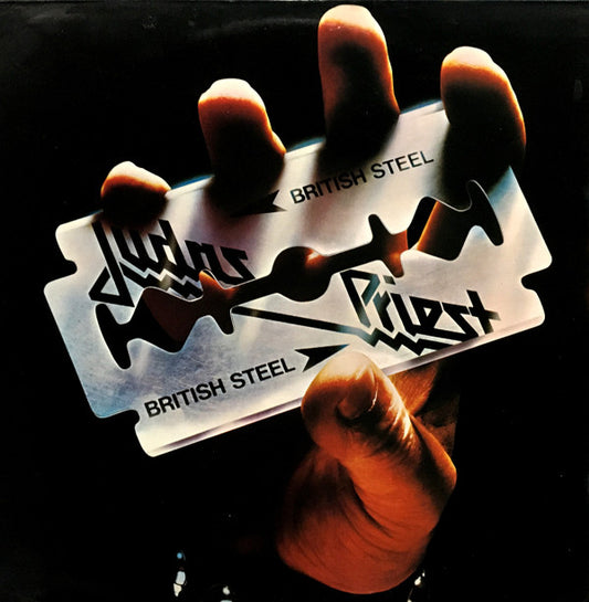 Judas Priest : British Steel (LP, Album, RE, Red)