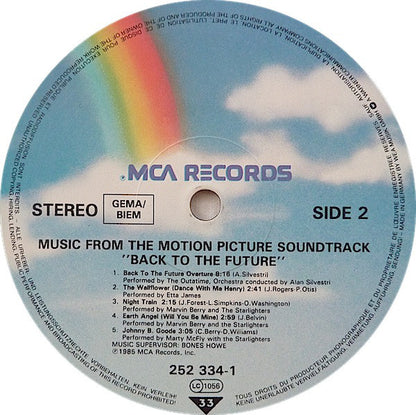 Various : Back To The Future - Music From The Motion Picture Soundtrack (LP, Album)