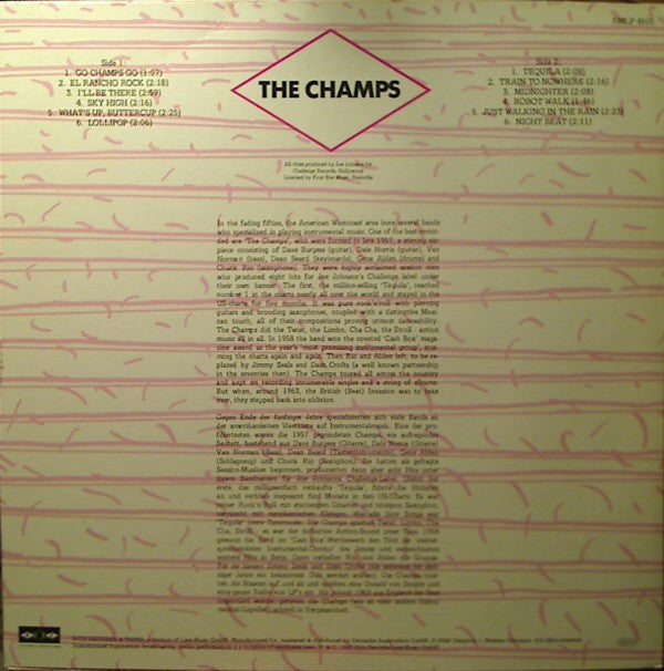 The Champs : The Ritz Collection (LP, Album, RE)