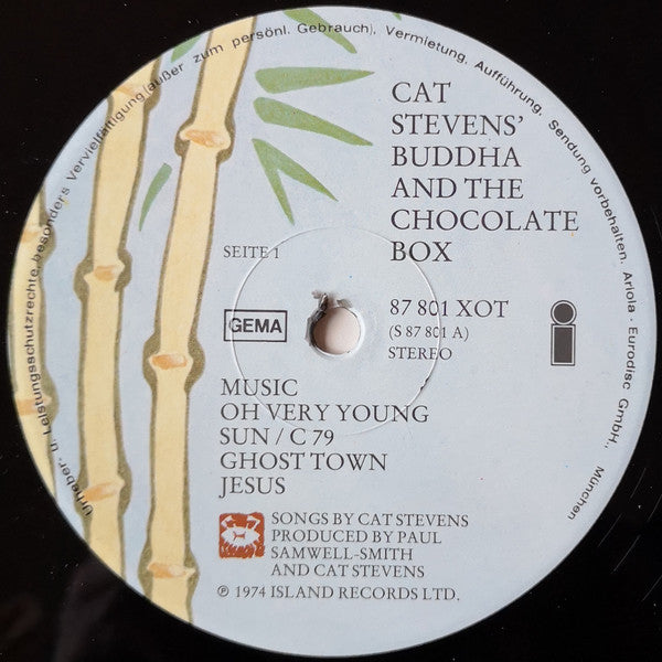 Cat Stevens : Buddha And The Chocolate Box (LP, Album, RE)