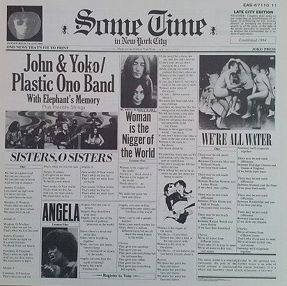 John & Yoko* / Plastic Ono Band* With Elephant's Memory* And Invisible Strings : Some Time In New York City (2xLP, Album)