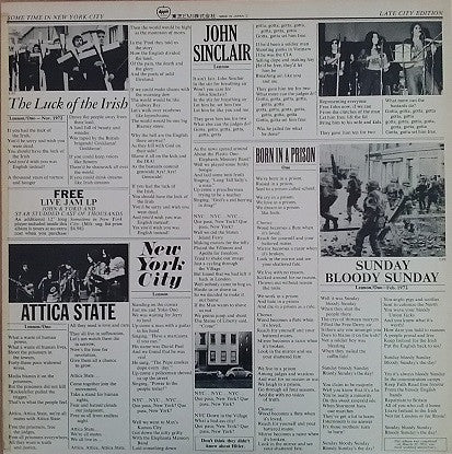 John & Yoko* / Plastic Ono Band* With Elephant's Memory* And Invisible Strings : Some Time In New York City (2xLP, Album)
