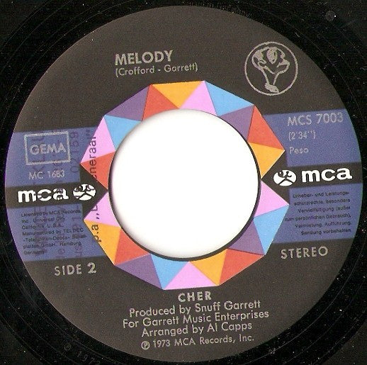Cher : Half-Breed (7", Single)
