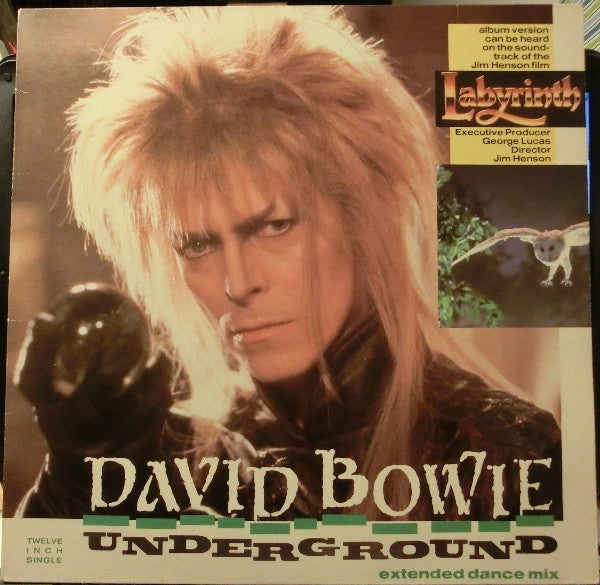David Bowie : Underground (Extended Dance Mix) (12", Maxi, Single)