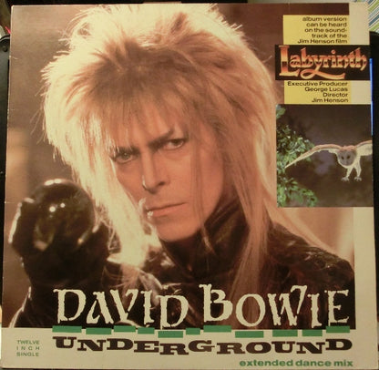 David Bowie : Underground (Extended Dance Mix) (12", Maxi, Single)
