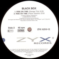 Black Box : Ride On Time (12", Maxi)
