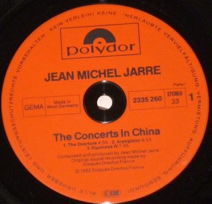 Jean-Michel Jarre : The Concerts In China (2xLP, Album, Inj)