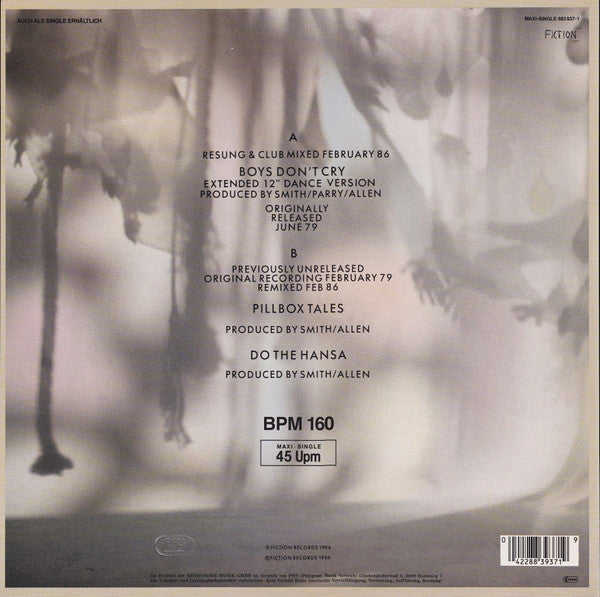 The Cure : Boys Don't Cry (New Voice • Club Mix) (12", Maxi)