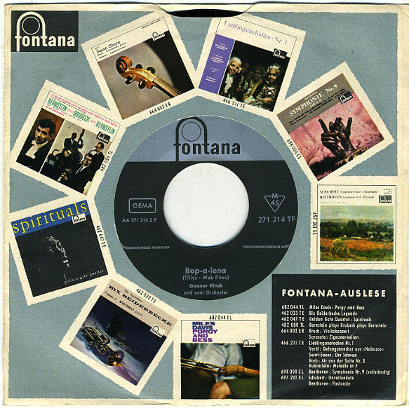 Gunnar Kinch & Sein Orchester* : Bop-A-Lena / Baby Baby (7", Single)