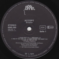 Accept : Breaker (LP, Album, RP)