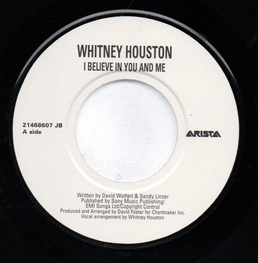 Whitney Houston : I Believe In You And Me (7")