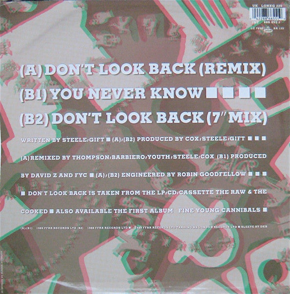 FYC* : Don't Look Back (12", Single)