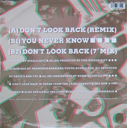 FYC* : Don't Look Back (12", Single)