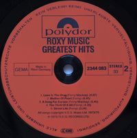 Roxy Music : Greatest Hits (LP, Comp, RE)