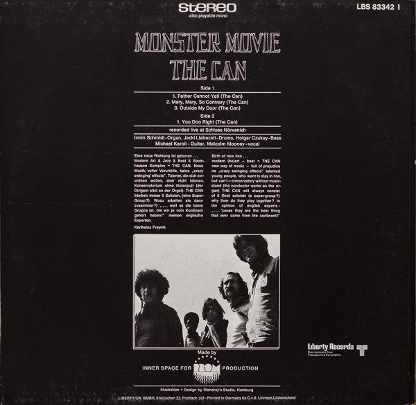 The Can* : Monster Movie (LP, Album)