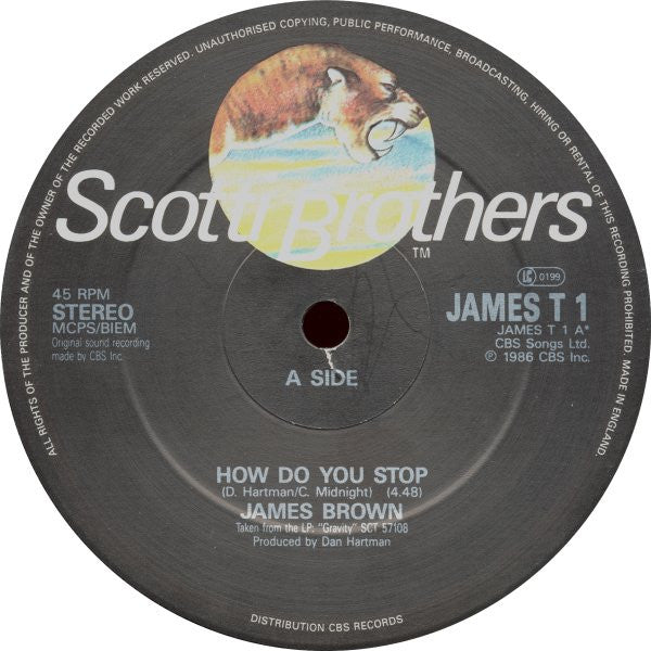 James Brown : How Do You Stop (12")