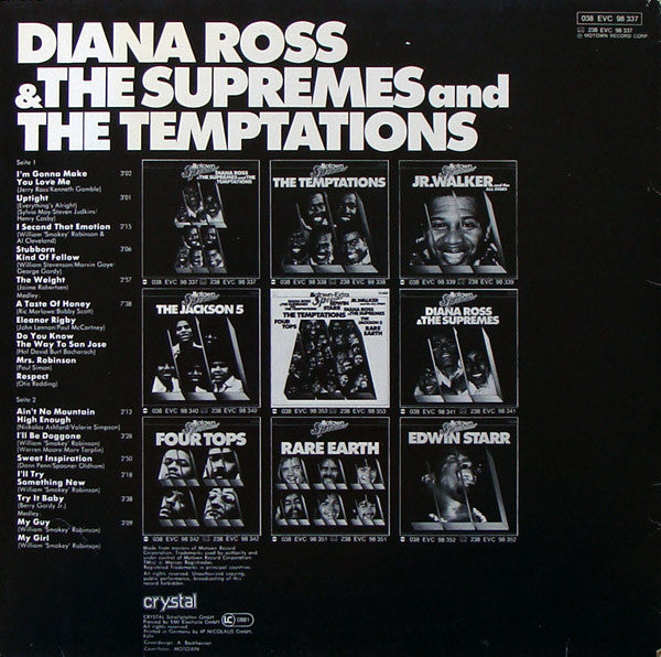 Diana Ross & The Supremes* And The Temptations : Diana Ross & The Supremes And The Temptations (LP, Comp)