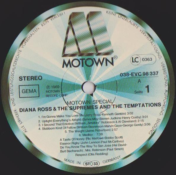 Diana Ross & The Supremes* And The Temptations : Diana Ross & The Supremes And The Temptations (LP, Comp)